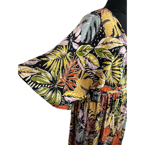 Loralette By City Chic Dotty Palm Day Date Printed Maxi Dress SKU0082 - Picture 11 of 15